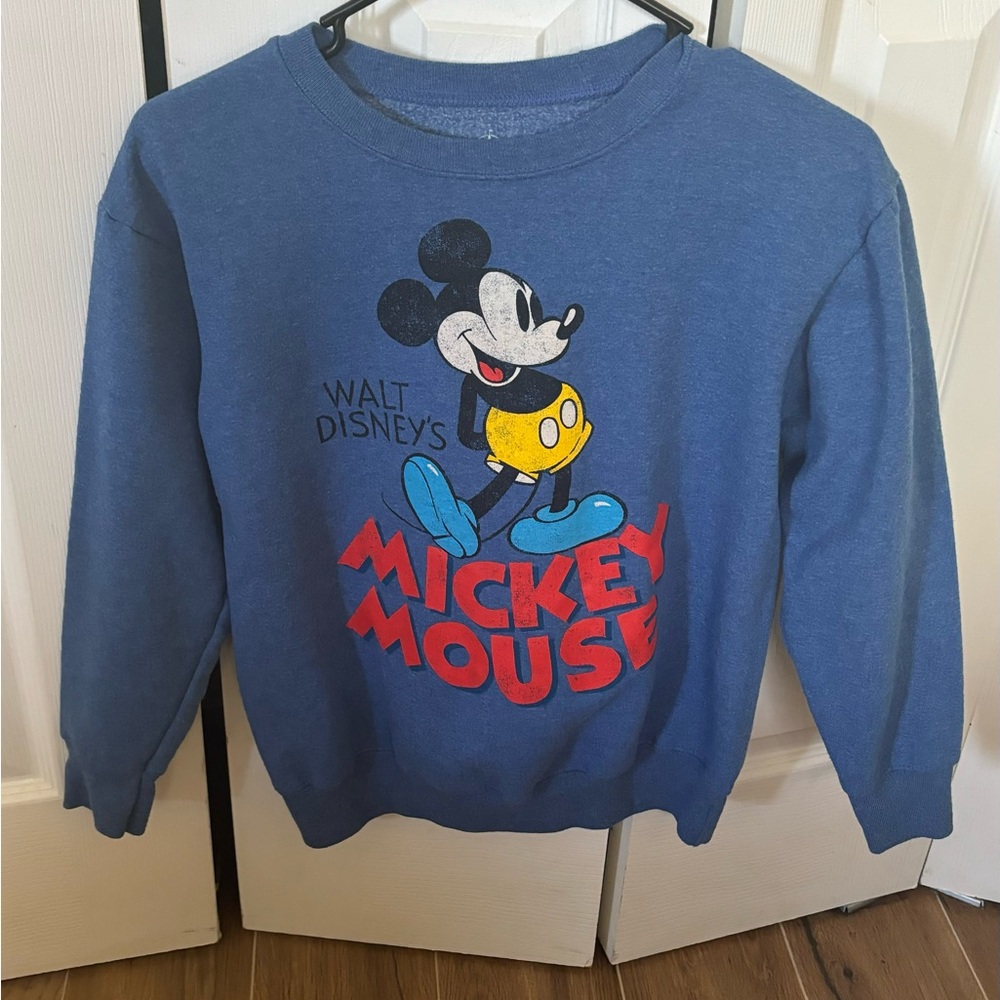 Disney original vintage Micky Mouse crew neck sweater for kids size L.